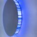 Interferance, 2020 Lichtobjekt, 100 cm (Durchmesser) Polierter Edelstahl, LED-Farbwechsel, Fernbedienung